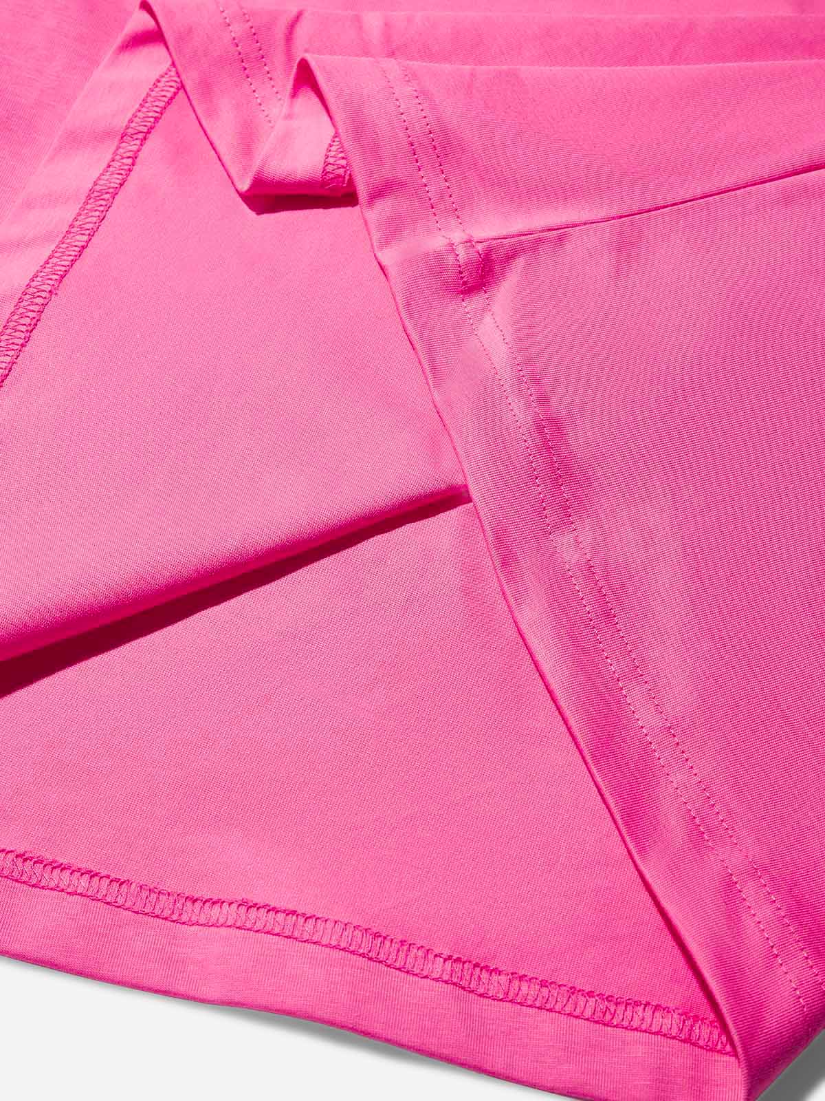 Leather Cat's Eye Grillz Print Pink Boxy Oversized T-shirt