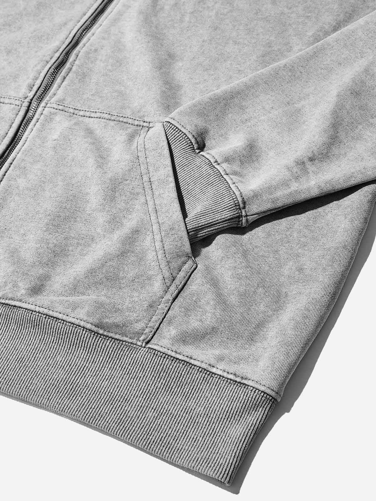 Hater wassop! Gray Printed Hoodie