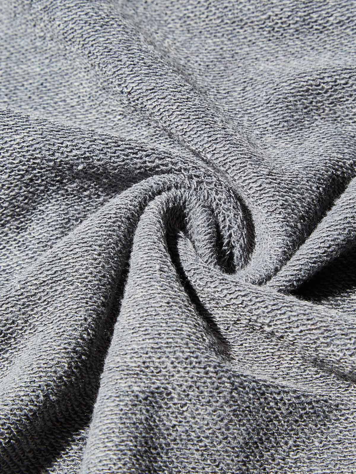 Brap! Bratatata! Gray washed printed hoodie