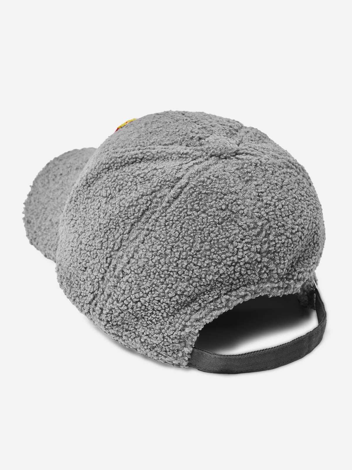 Sherpa outdoor cycling cold-proof warm duckbill baseball cap