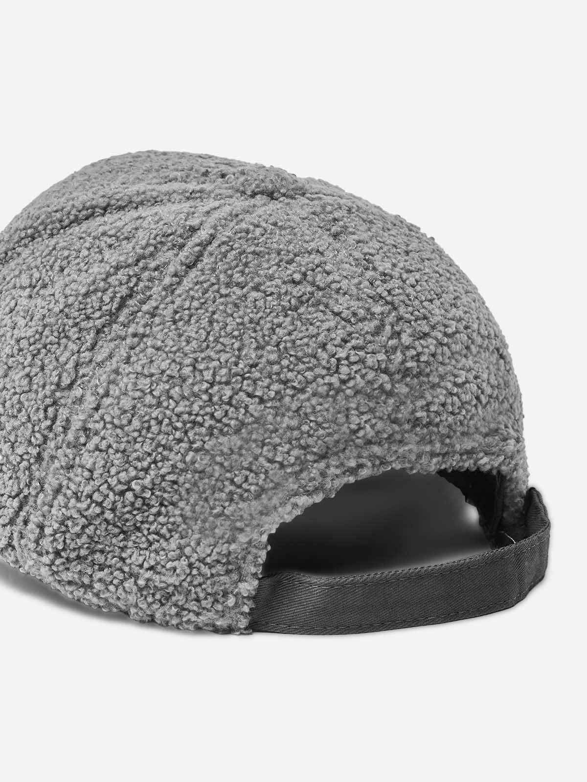 Sherpa outdoor cycling cold-proof warm duckbill baseball cap