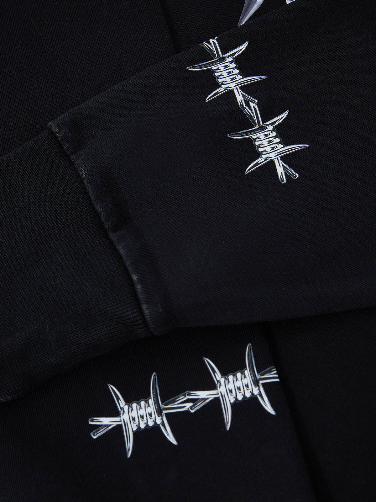 BOUNCE BACK© Sweatshirt mit Dekonstruiertem Halsketten-Print