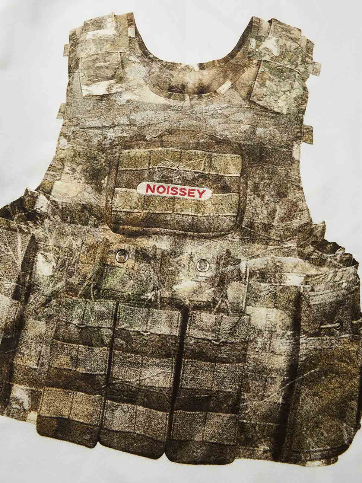 Real tree Bulletproof Vest Print Tree-Pattern Long Sleeve