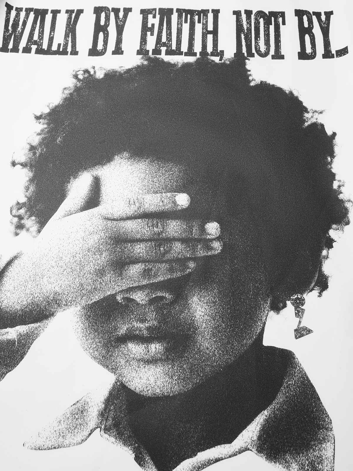 "Child Covering Eyes" Printed Air-Layer Long Sleeve