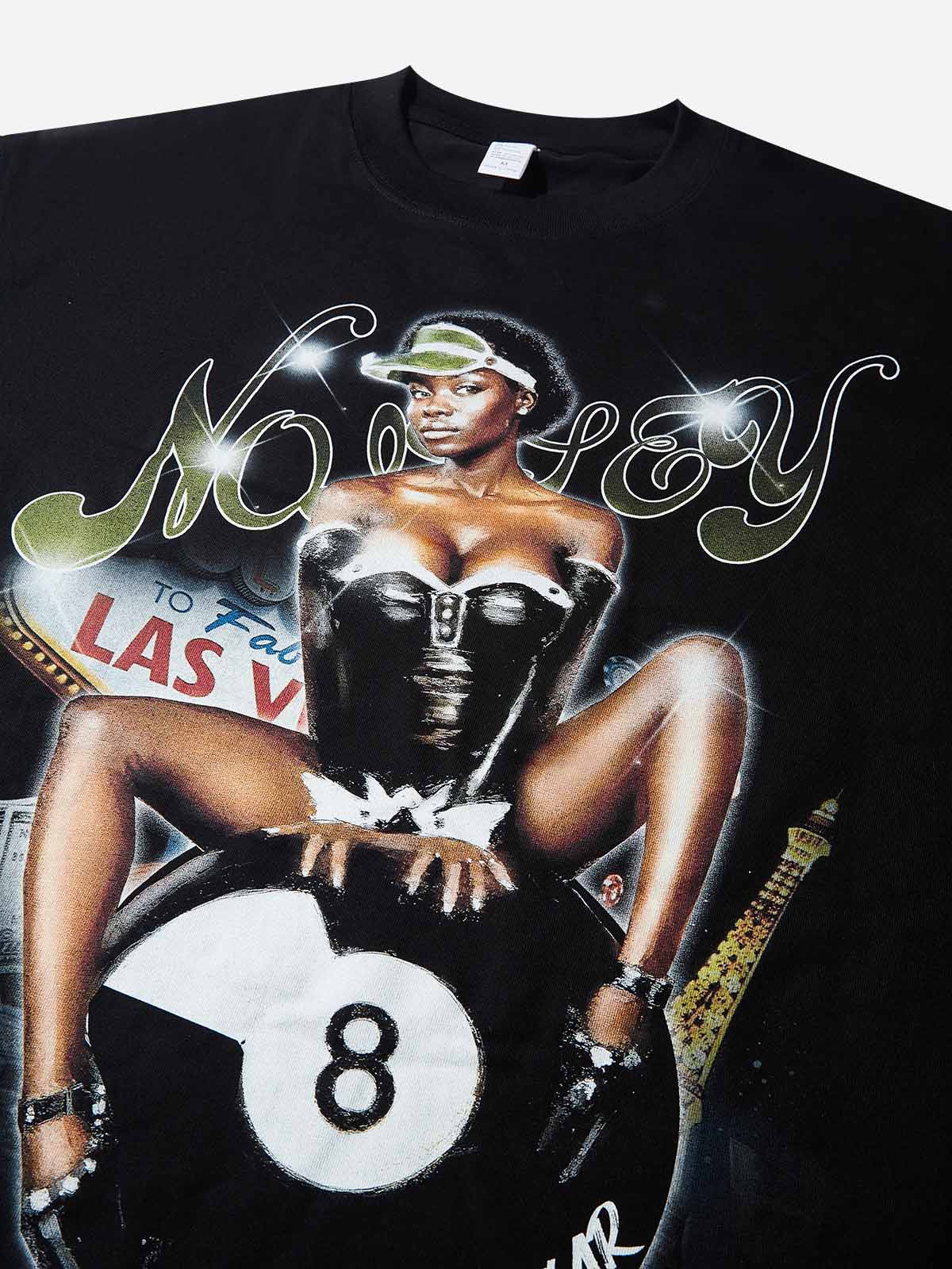 Sexy Lady Black True Two-Piece Sequin Long-Sleeve Shirt