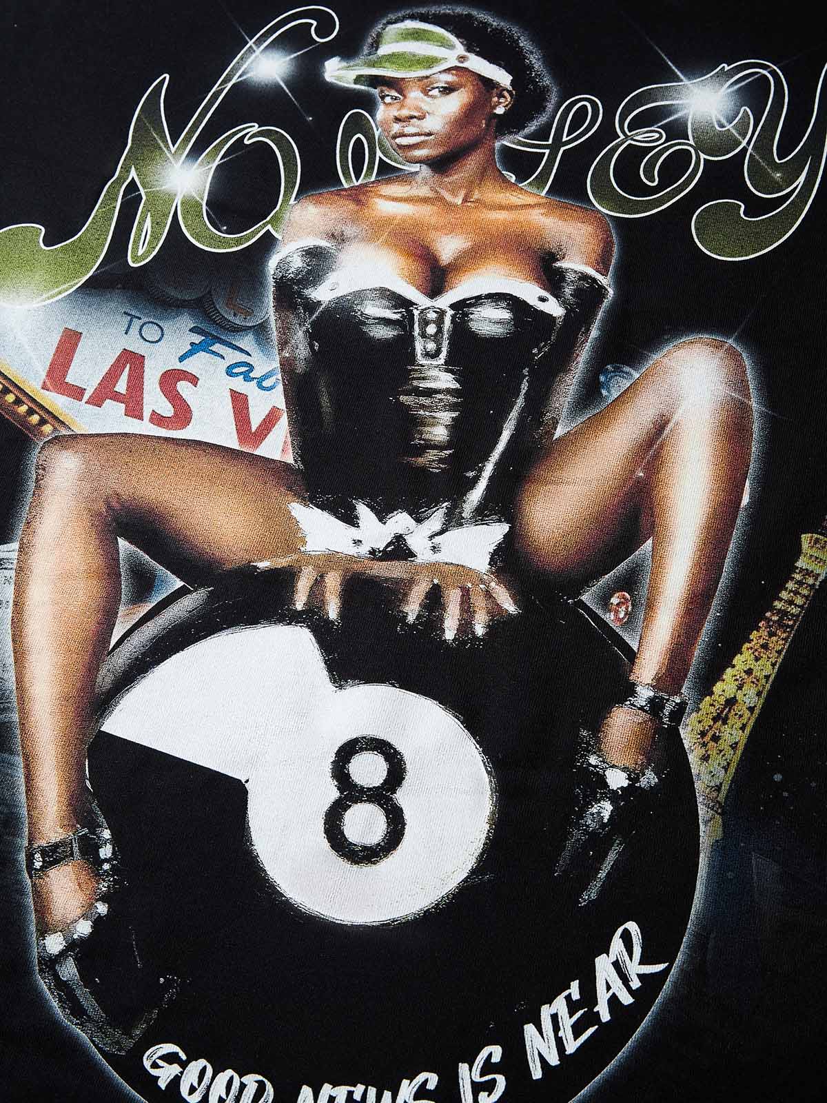 Sexy Lady Black True Two-Piece Sequin Long-Sleeve Shirt