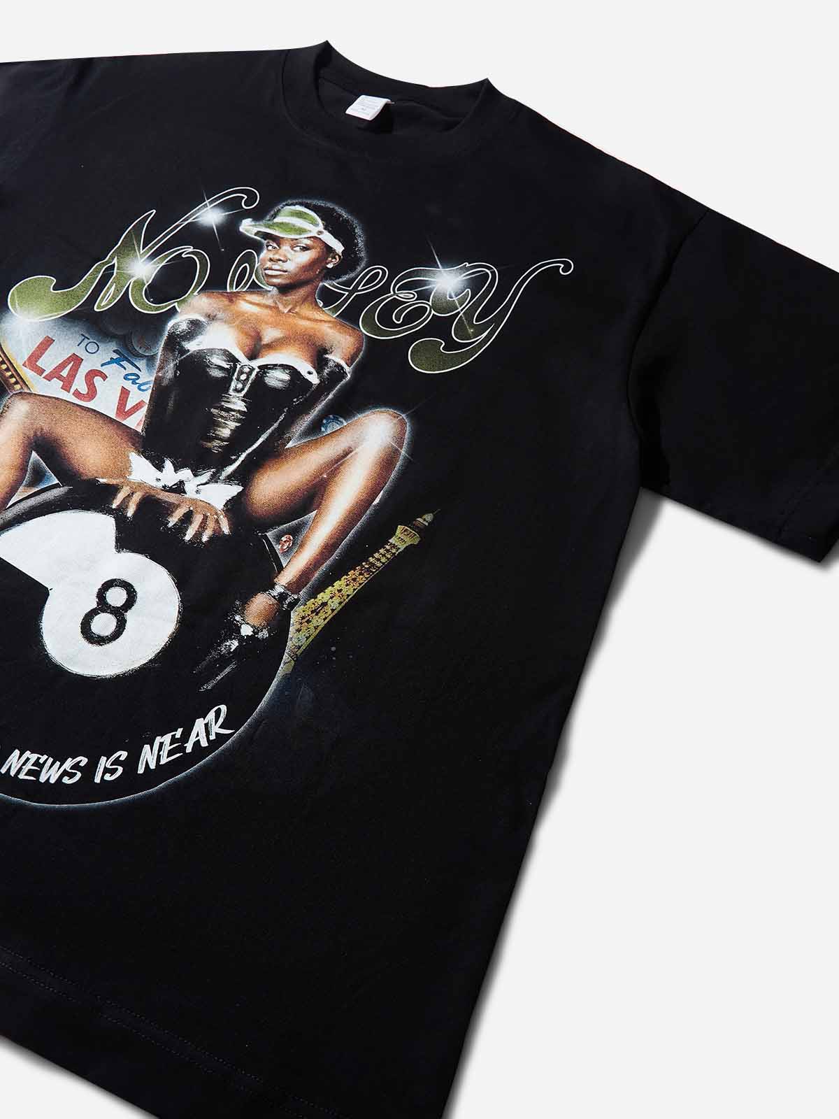 Sexy Lady Black True Two-Piece Sequin Long-Sleeve Shirt