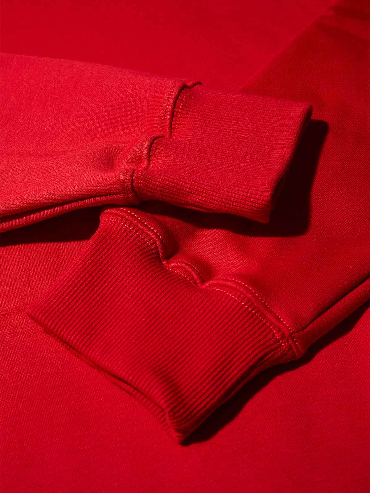 Red Gem Sparkle Lip Print Sweatshirt