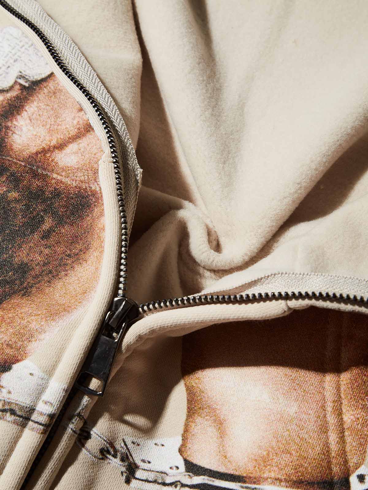 Love Never Fails Shell-Colored Warm Hoodie