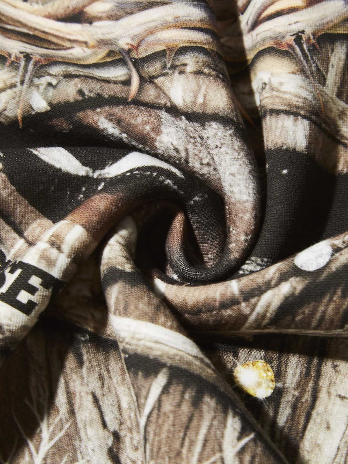 Real tree Camouflage Headgear Print Long-Sleeve Shirt