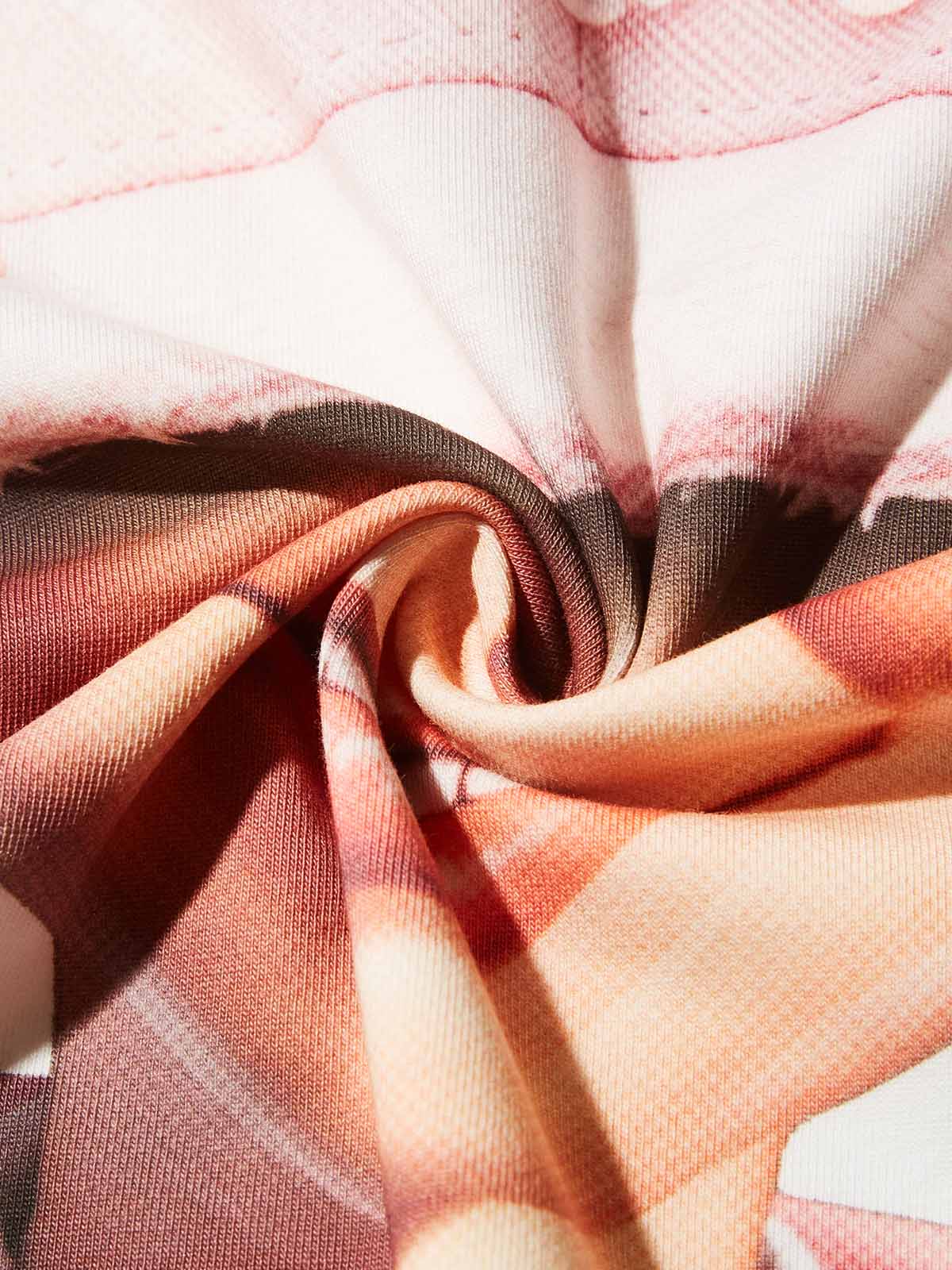 Pink gentleman bad boy print Boxy oversized T-shirt