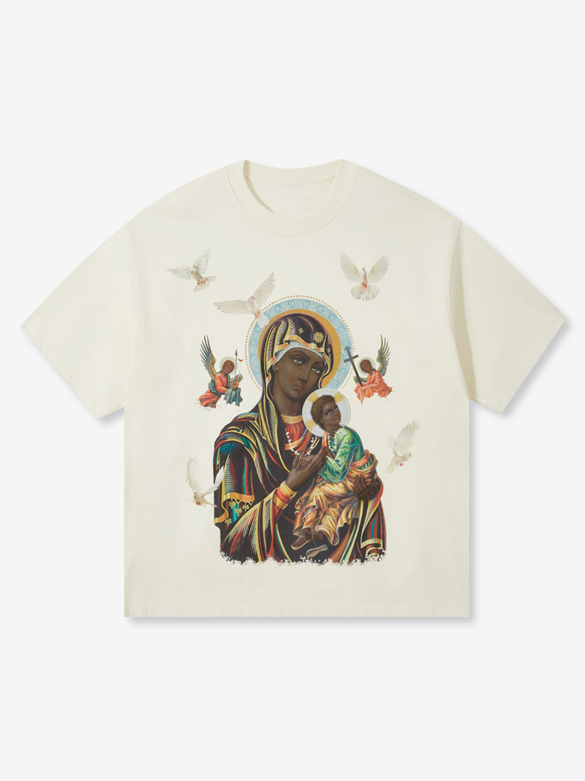 OBSTACLES & DANGERS© Madonna and Child T-SHIRT Available in 7 Colors