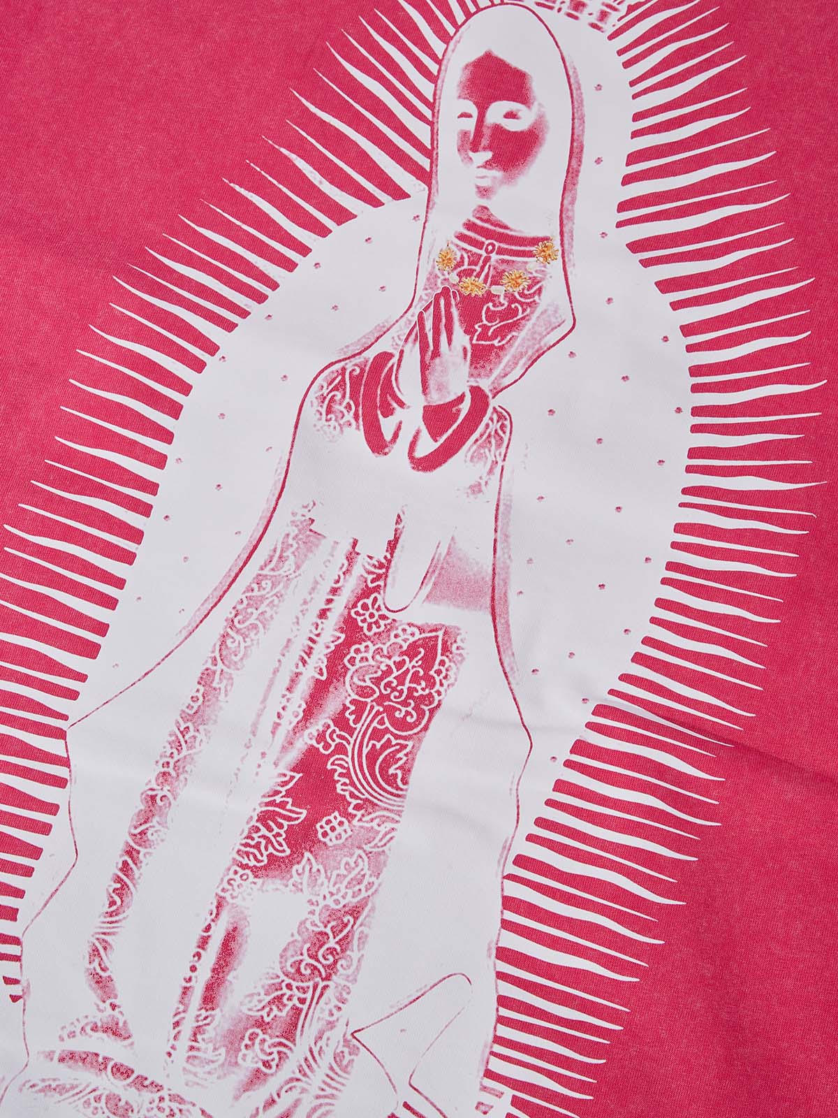 OBSTACLES &amp; DANGERS©350g Fünffarbiges T-Shirt mit Guadalupe-Print