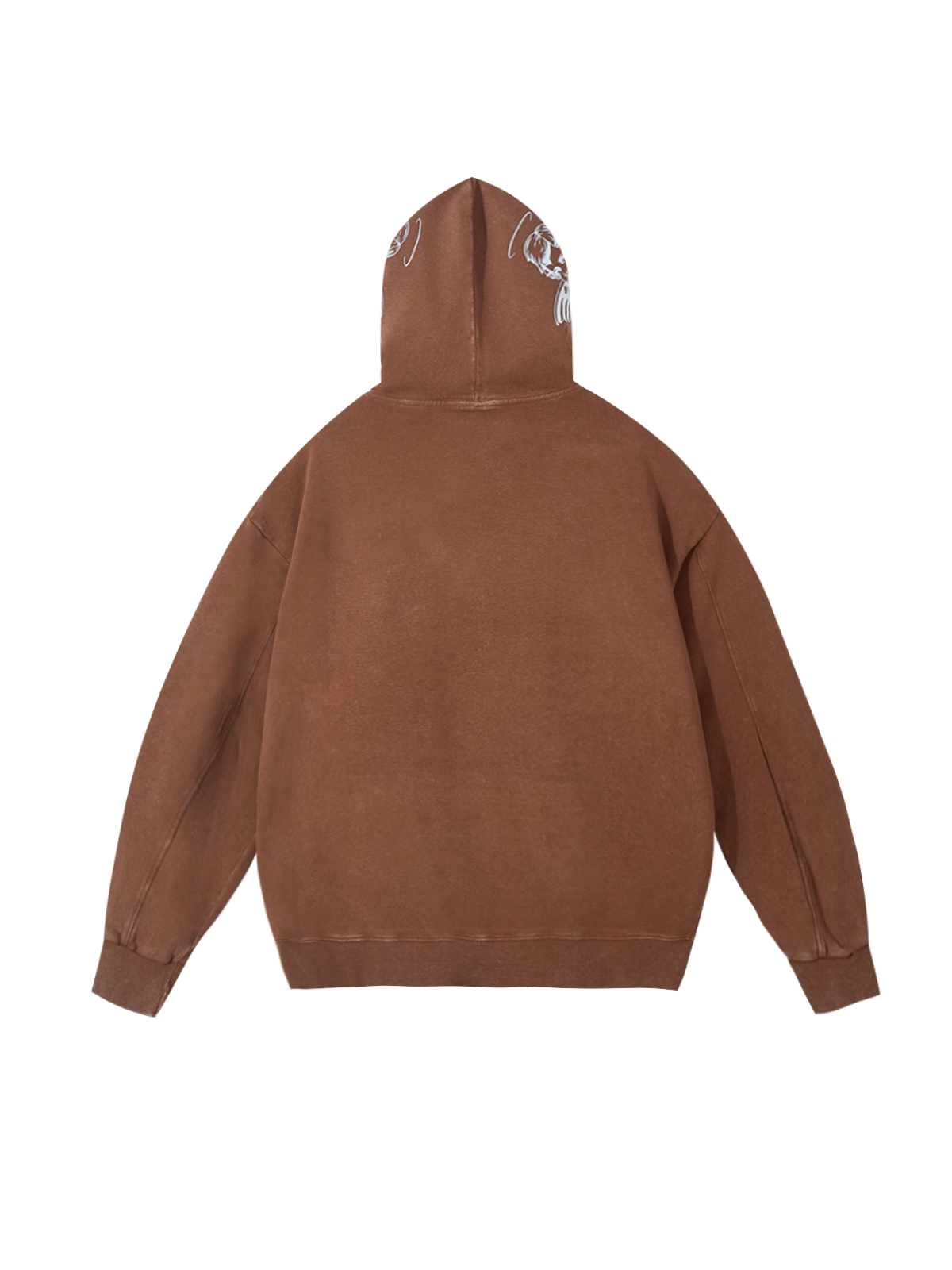 OBSTACLES & DANGERS©350g Four-Color Guadalupe Print Hoodie