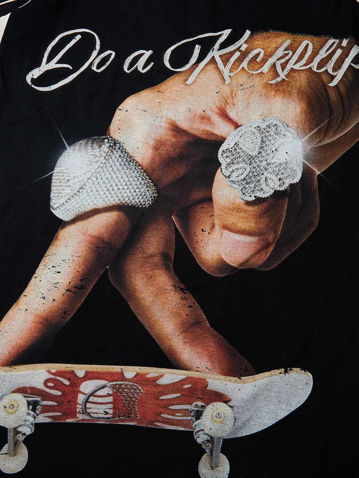 Do a Kickflip!! Vintage Preppy Style T-shirt