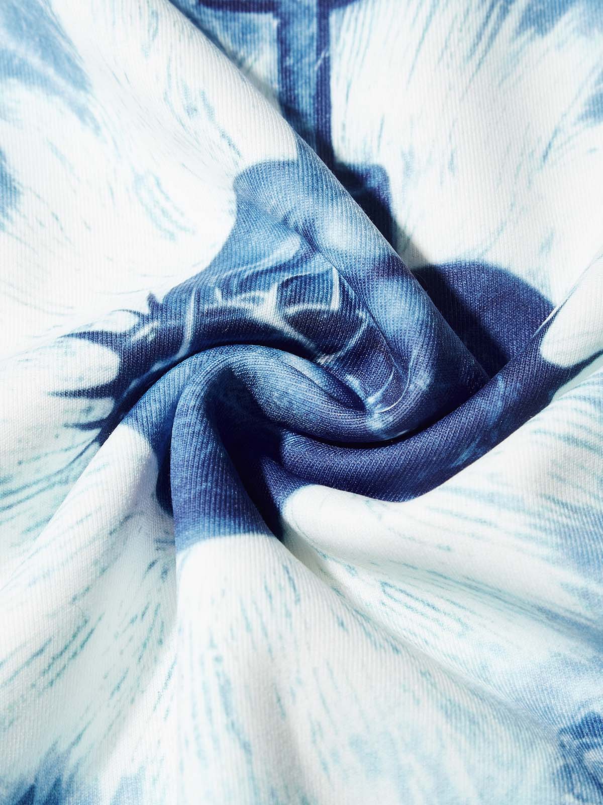 Little Angel Print Air-Layer Long-Sleeve Surrounding the Holy Heart