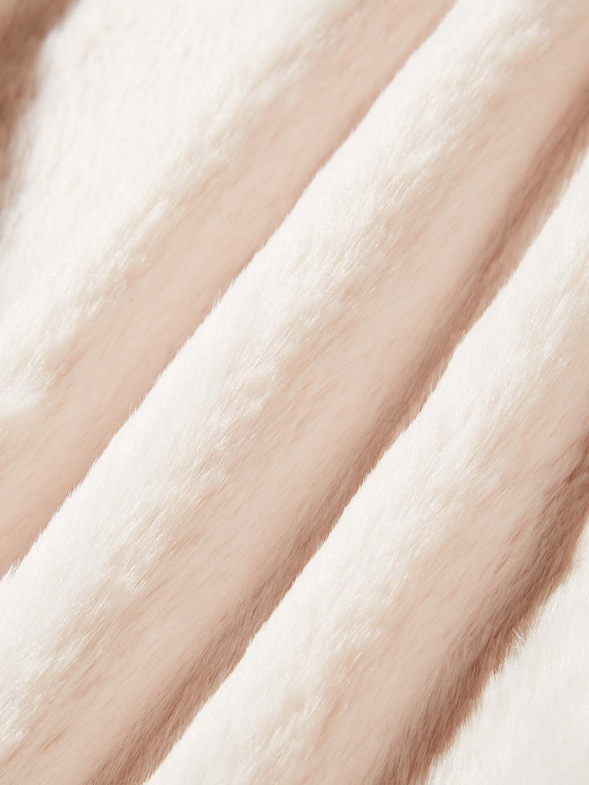 Fleece-lined Thickened Leather Coat with Fur Collar