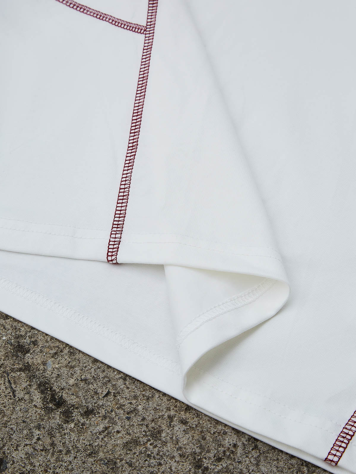 White "Brave Noise Trails" Short-sleeve T-shirt