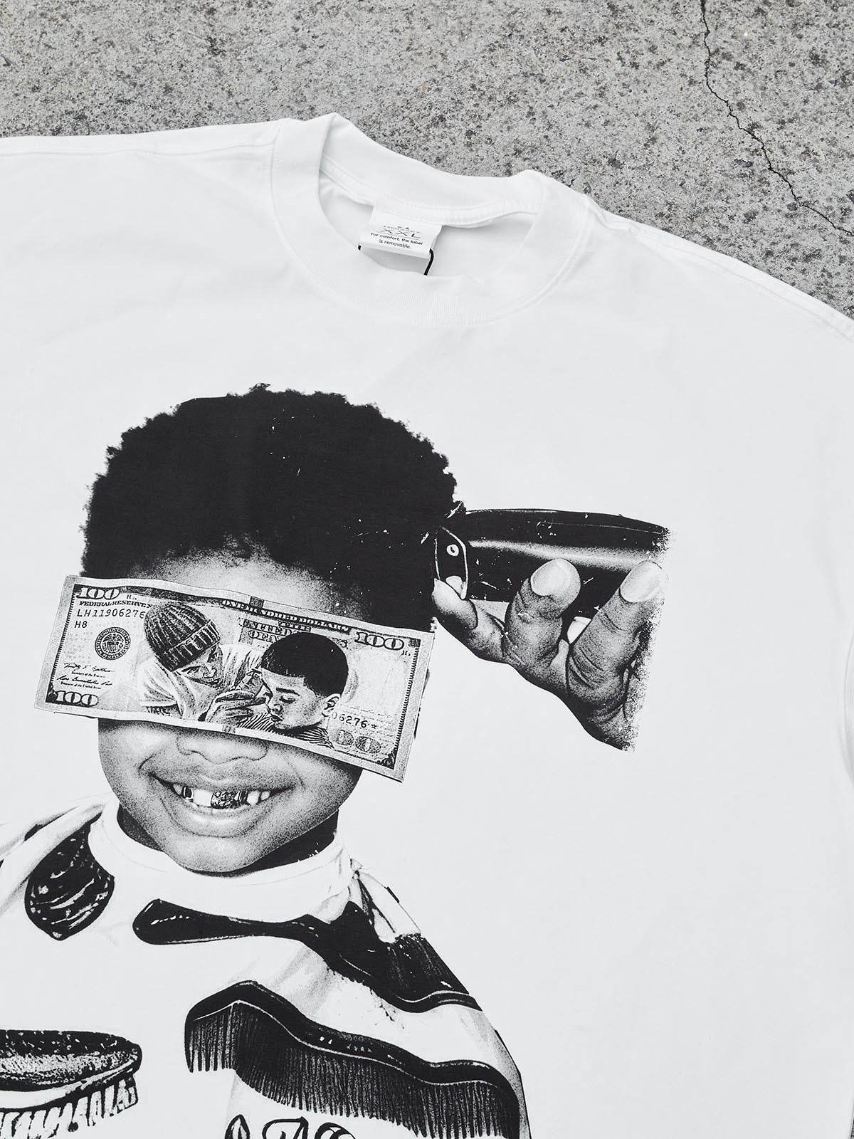 "Memorable Moments" Character Printed Boxy Oversized T-shirt