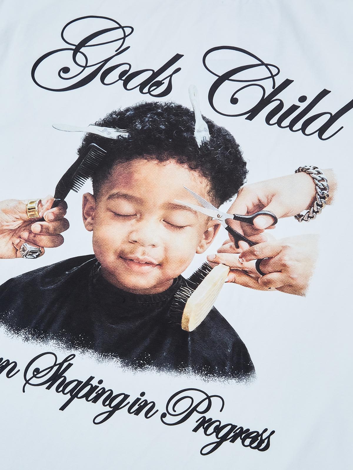 Crown Shaping in Progress gods child Art Printed T-shirt