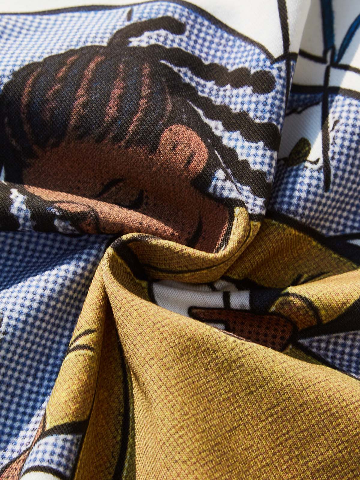 Make it Rain" character print T-shirt