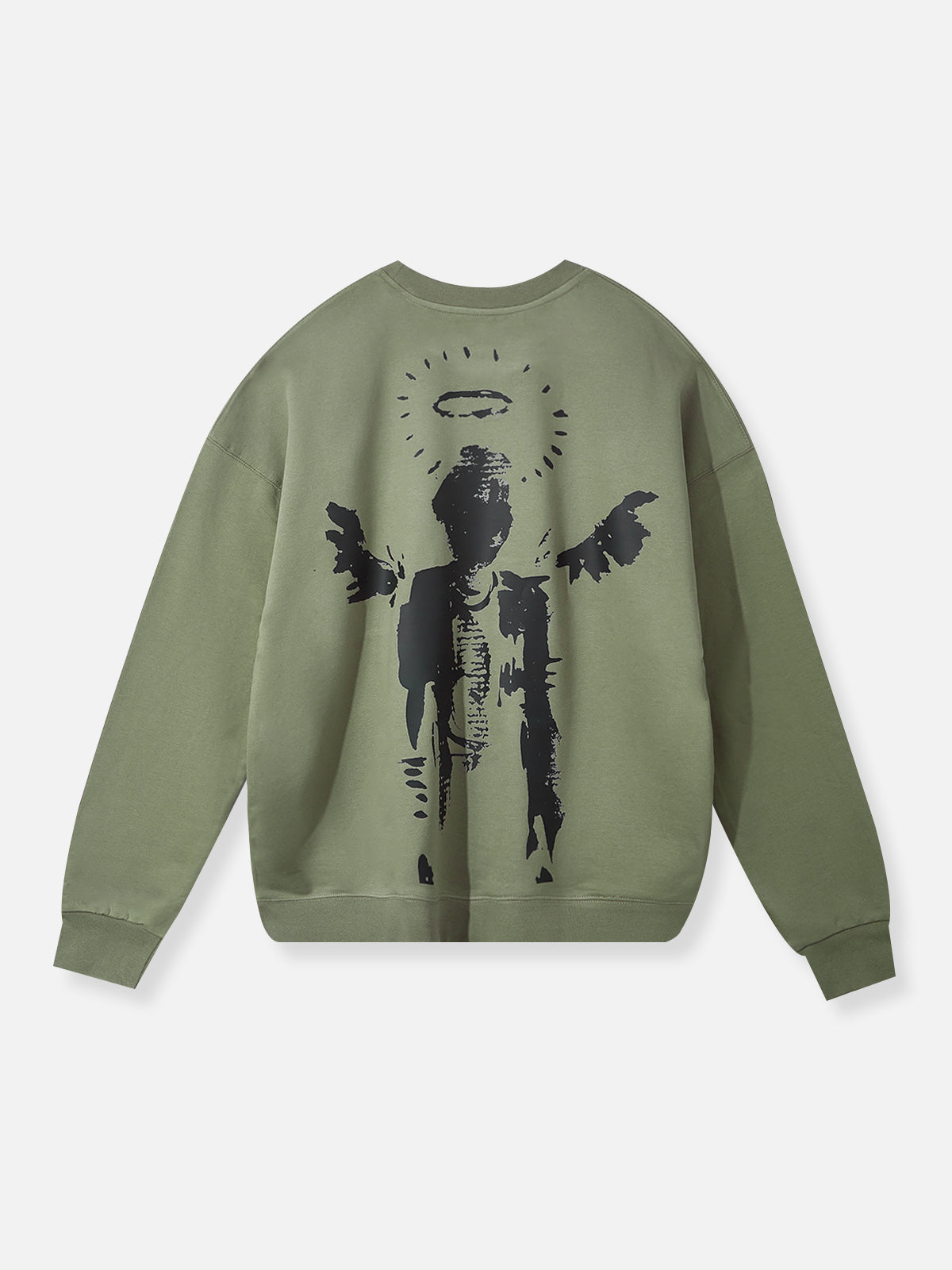 OBSTACLES &amp; DANGERS© Angels Battle Demons Sweatshirt mit Rundhalsausschnitt