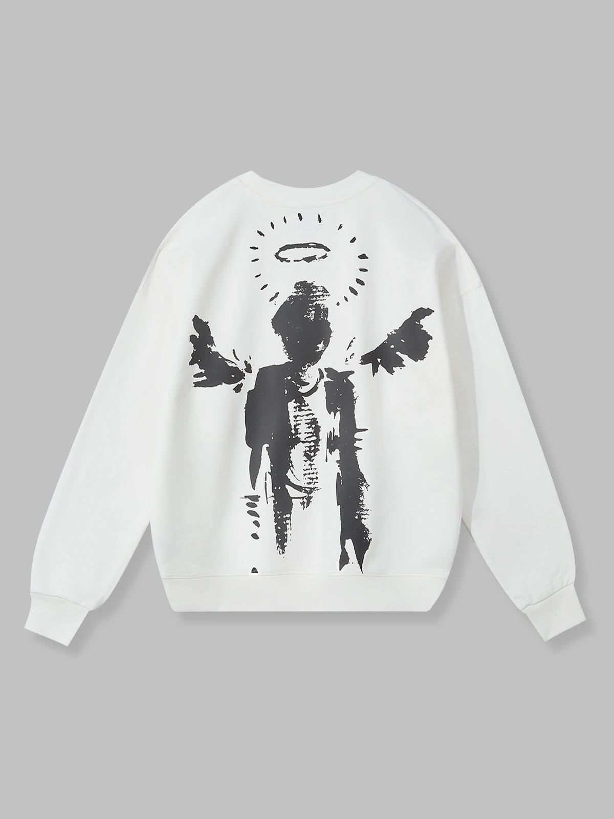 OBSTACLES &amp; DANGERS© Angels Battle Demons Sweatshirt mit Rundhalsausschnitt