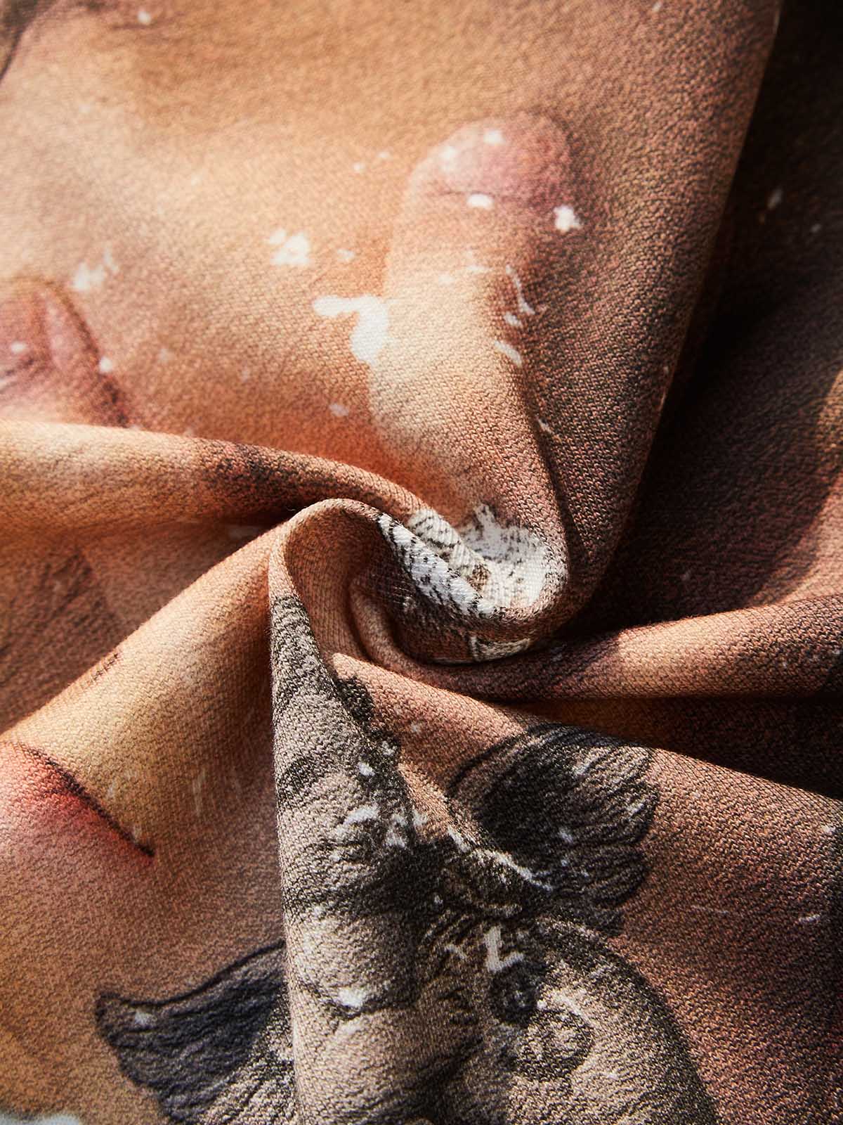 Urban Rebel Angel Child Graphic Tee - Streetwear Oversized T-Shirt