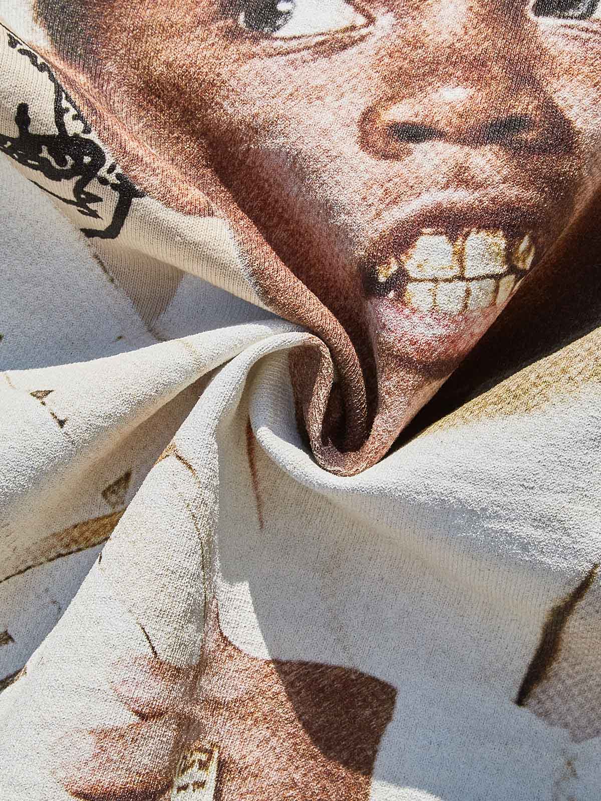 Vintage Street Newsboy Graphic Tee - "Making Paper" Retro Art T-Shirt