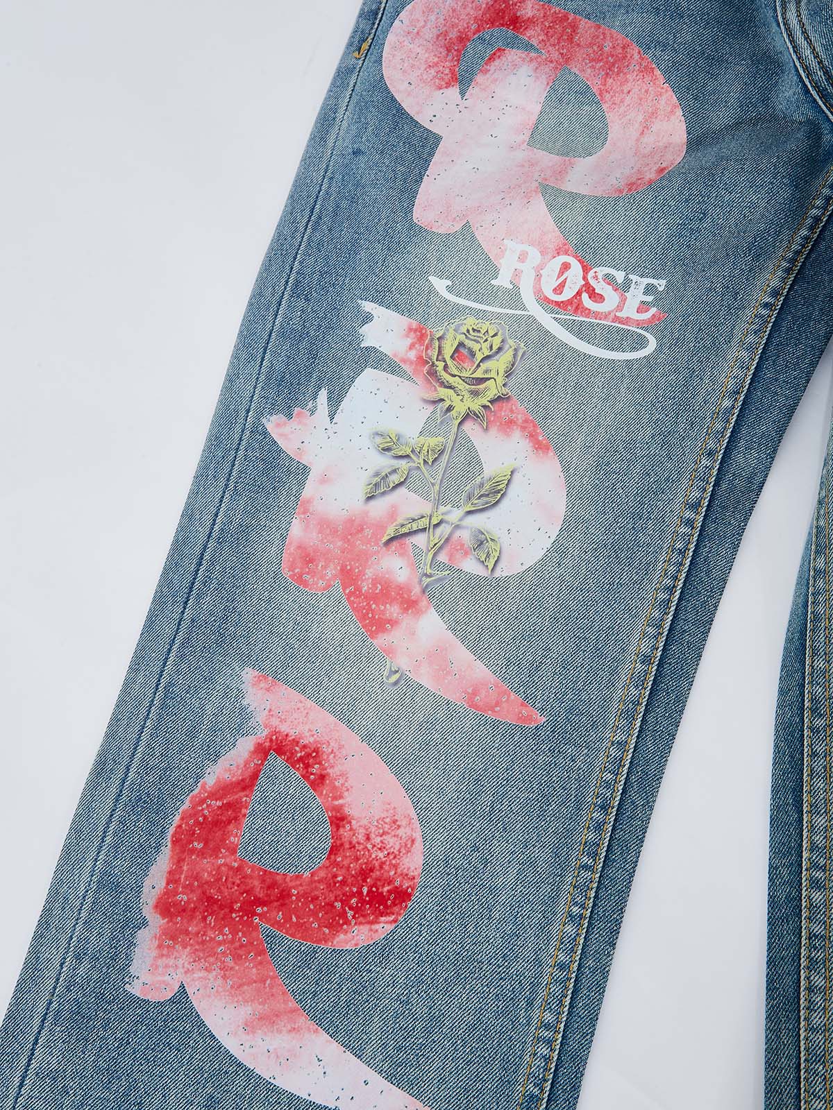 OBSTACLES & DANGERS©Noissey Rose Patchwork Denim Jeans