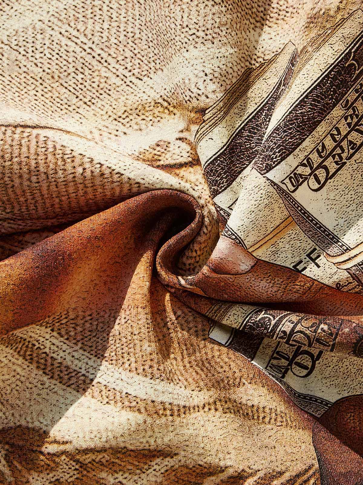 NOISSEY Desert-toned Bandana Graphic T-Shirt