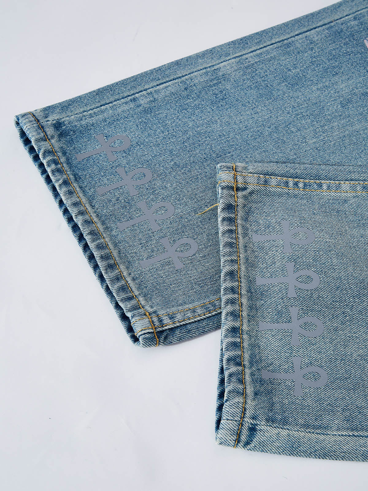 OBSTACLES & DANGERS©Noissey Rose Patchwork Denim Jeans