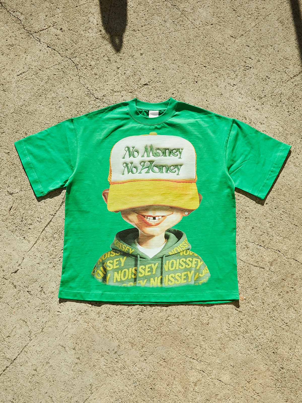 "No Money, No Honey." Bad Boy Oversized T-shirt