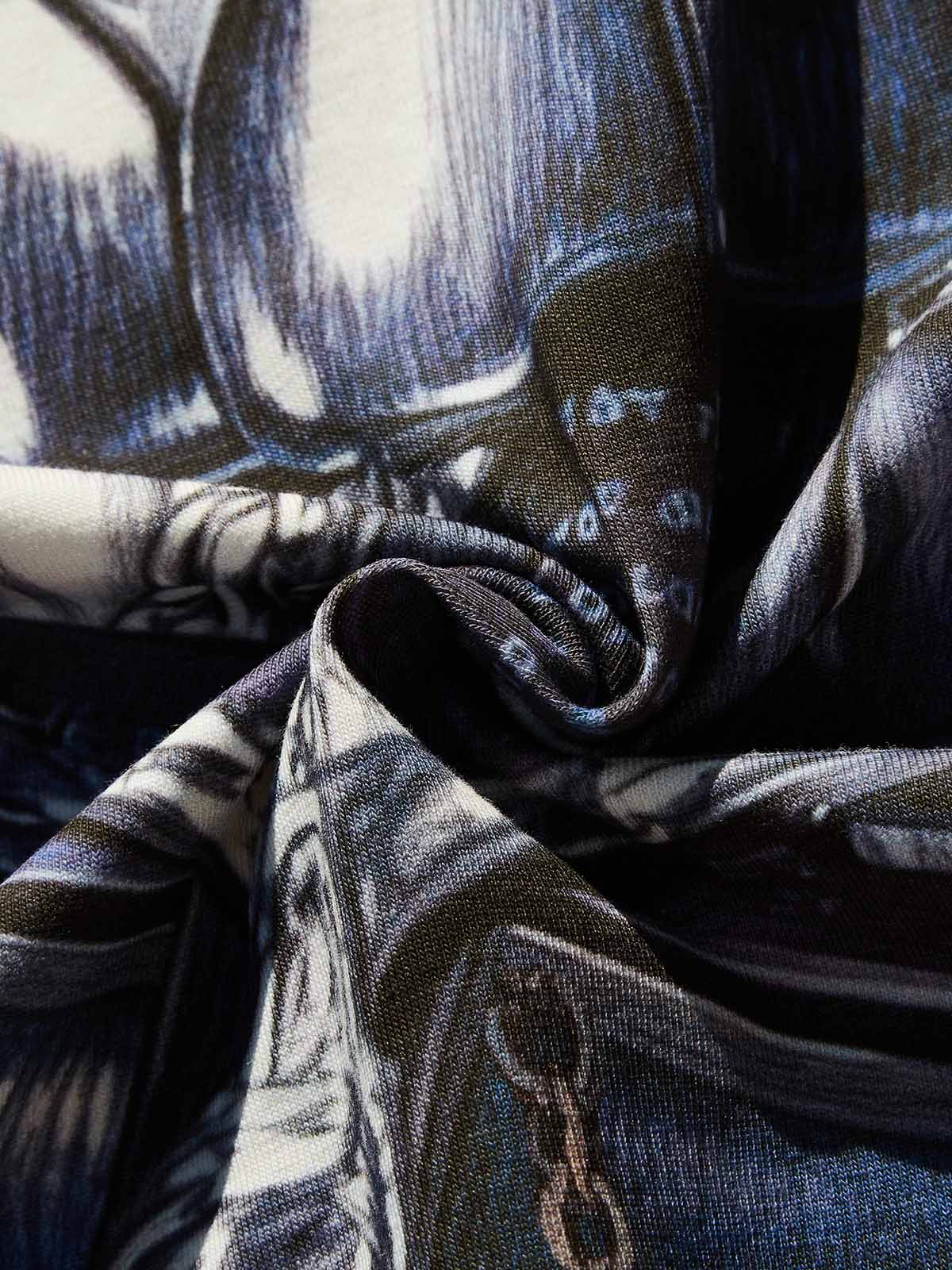 Ballpoint Pen Style Grillz Print T-Shirt