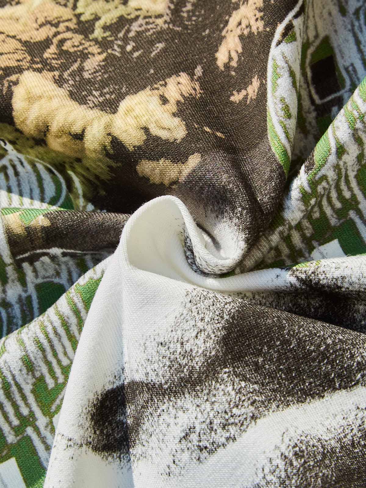 Noissey "Street Vision" Tee – Camo Cat-Ear & Money Eyes Graphic