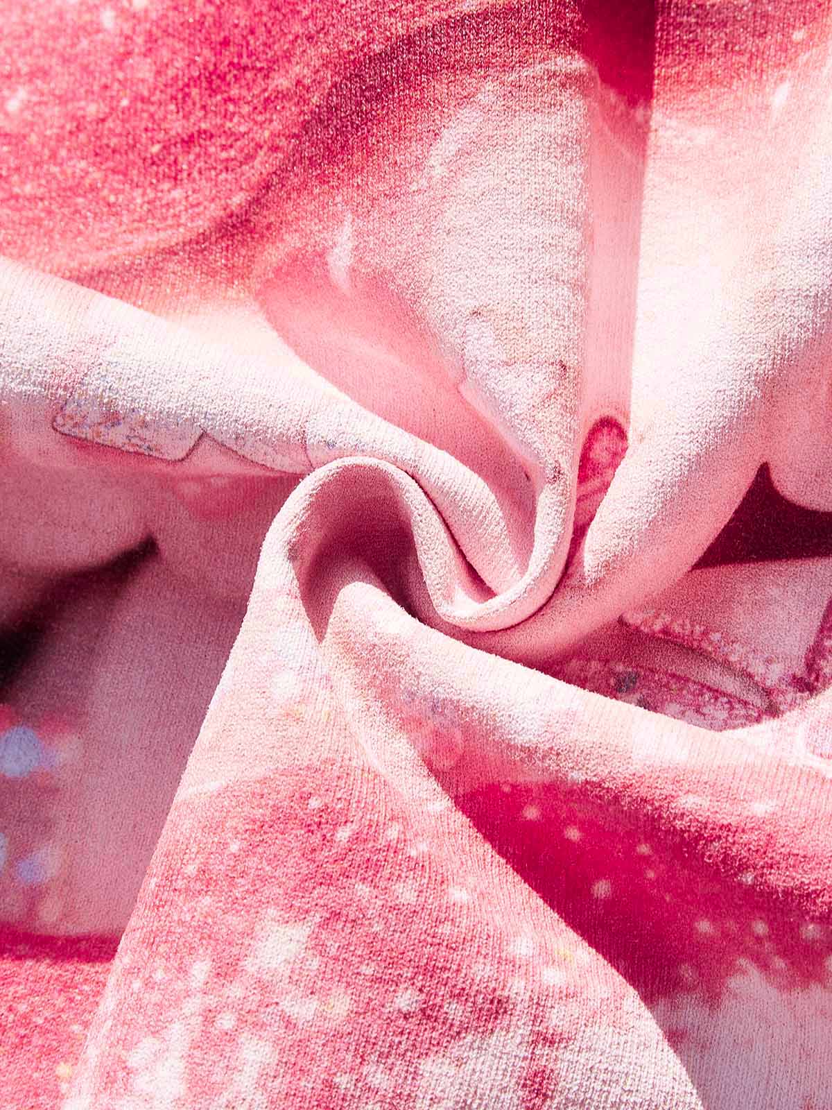 NOISSEY "Pink Gloss & Grills" Graphic Tee - Y2K Aesthetic Rhinestone Wash T-Shirt