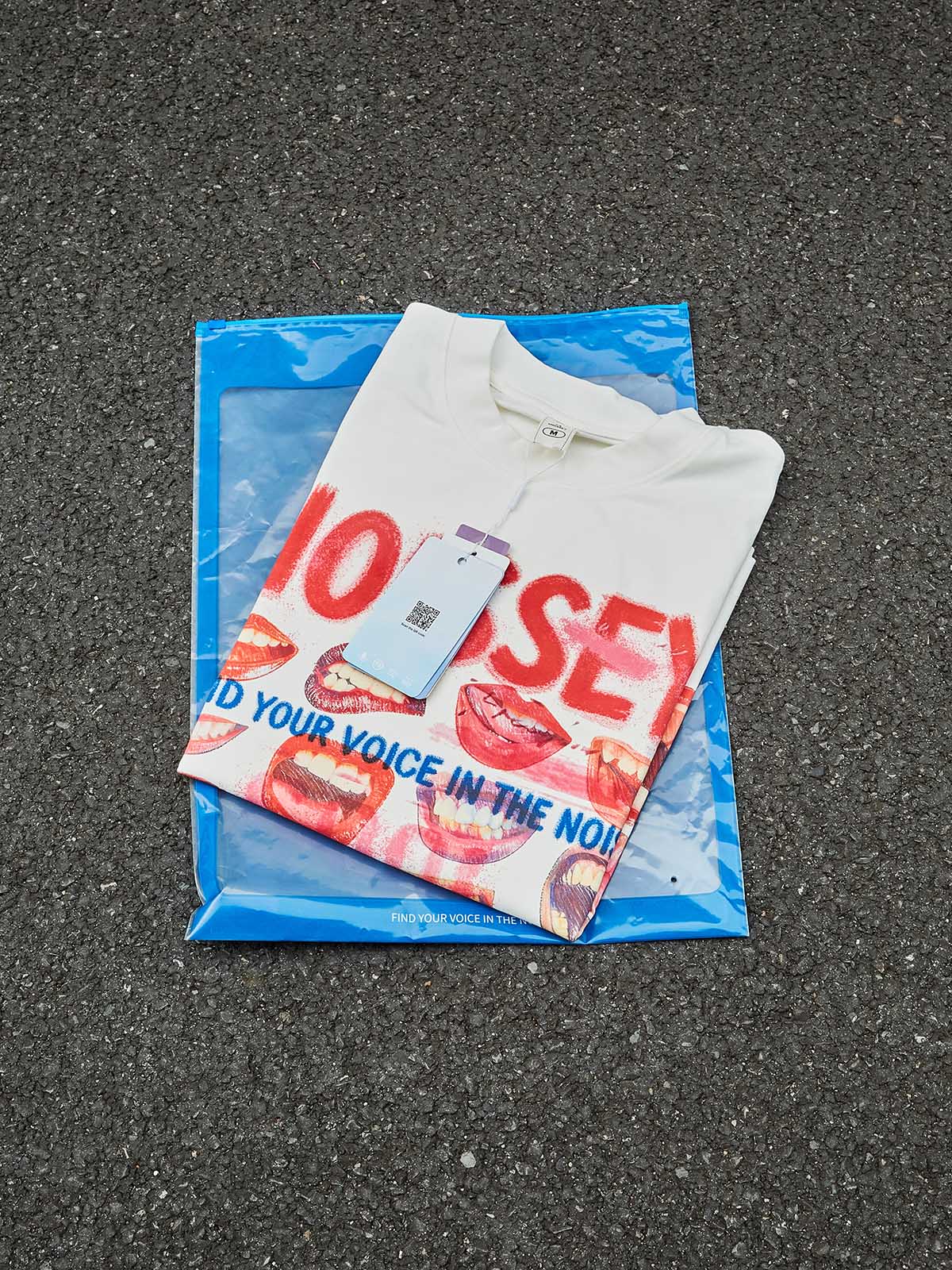 NOISSEY "Find Your Voice" Multi-Lip Pop Art T-Shirt - Graffiti Grillz & Expression Streetwear Tee