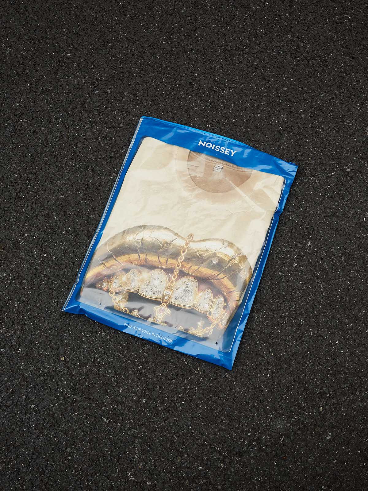 Golden Cross Grillz Oversized Graphic T-Shirt - Luxury Streetwear Art Print