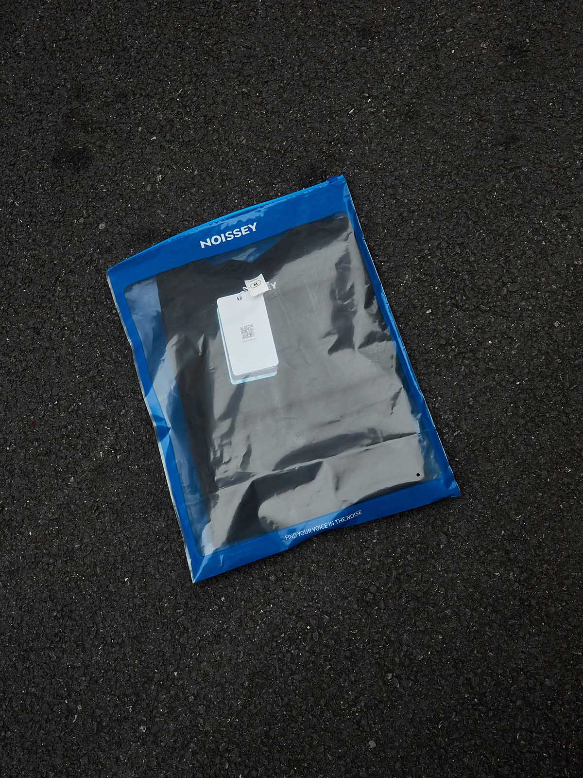 NOISSEY "Heavenly Chaos" Graphic Tee - Blue Angel Print Oversized Streetwear T-Shirt