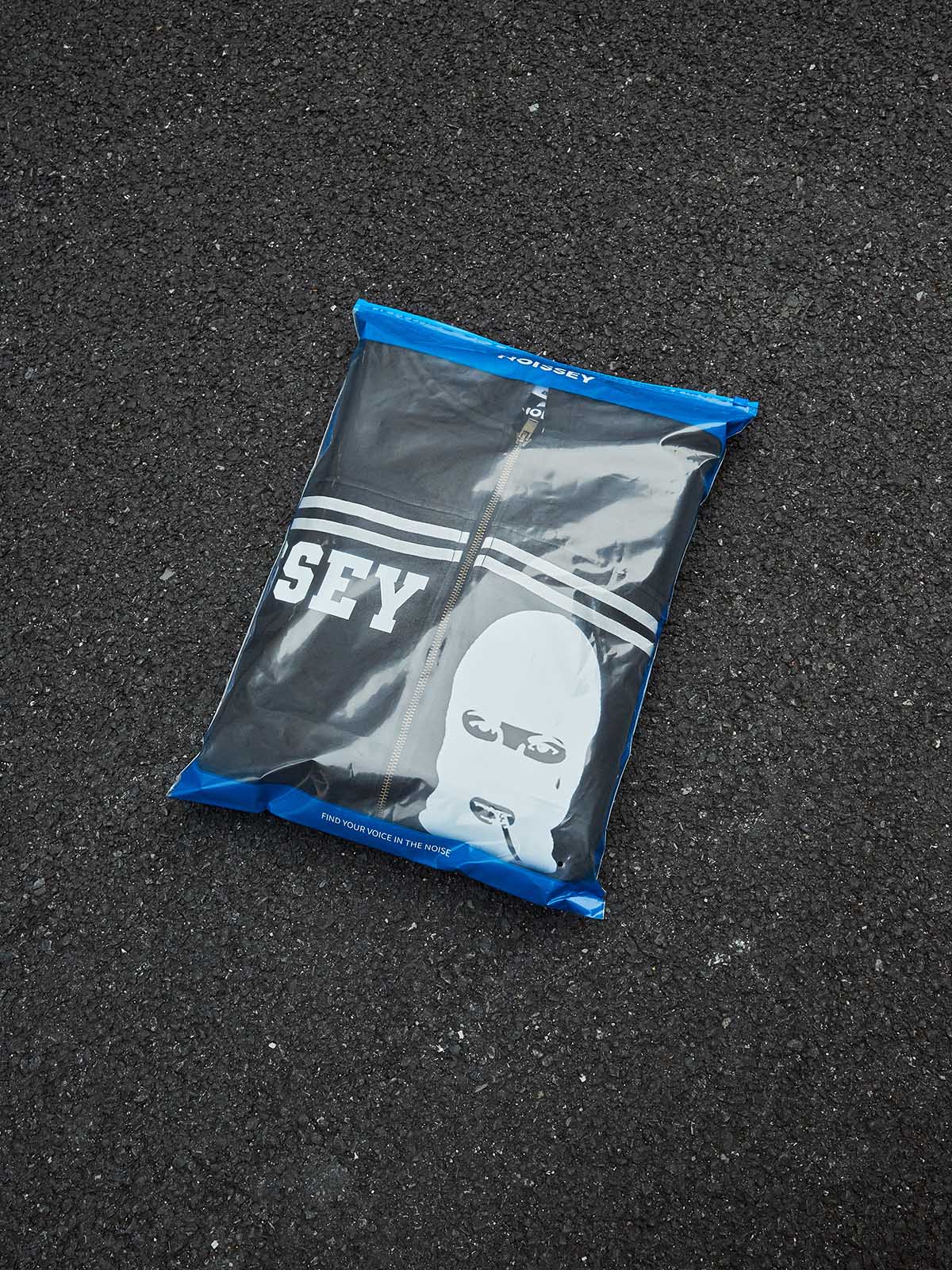 NOISSEY "Voice in the Noise" Balaclava Zip-Up Hoodie - Vintage Washed Streetwear