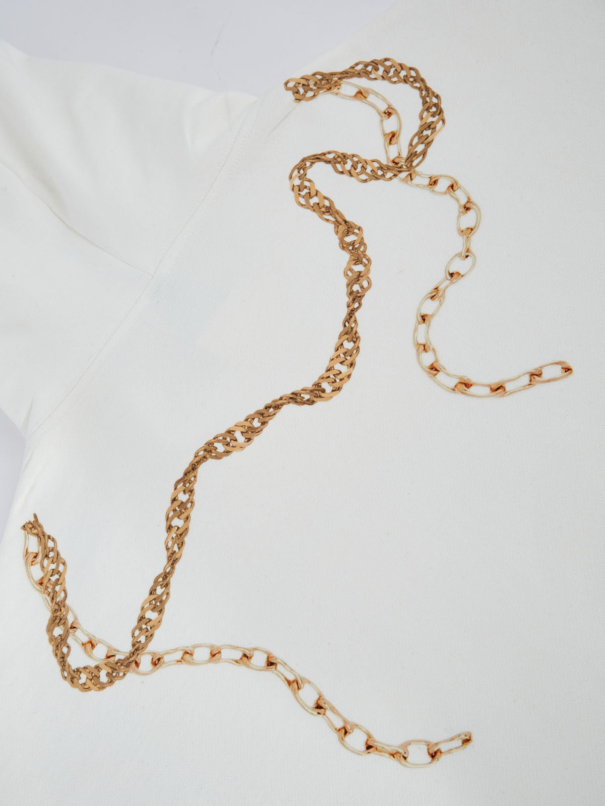 BOUNCE BACK© Trendige Halskette mit Goldfoliendruck, 500 g Hoodie