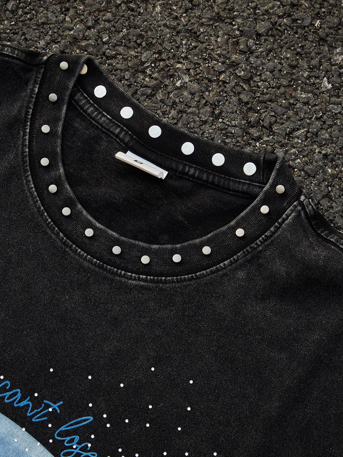 Glitter Ice Cup Dollar Bill Art Print Unisex Streetwear Graphic T-Shirt