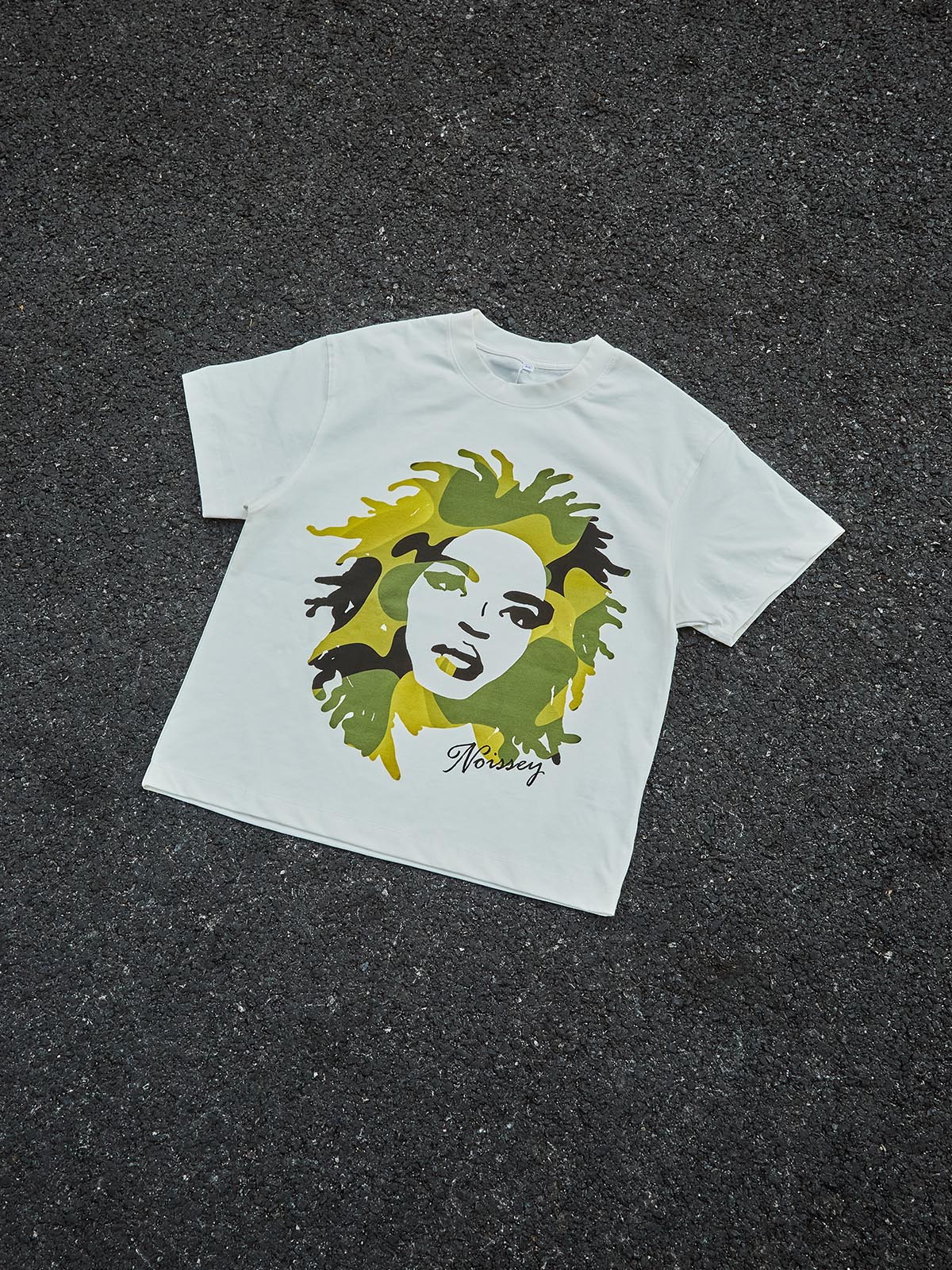 Celebrity Green Camouflage Art Print T-shirt