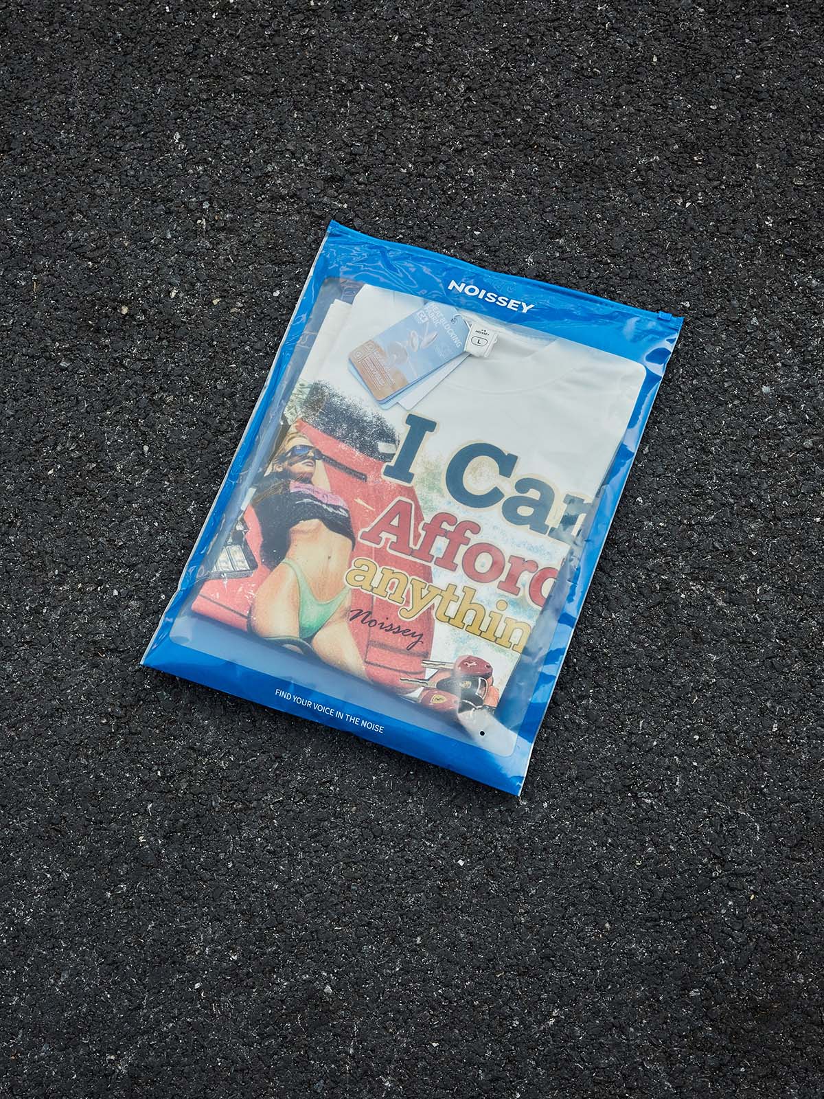 I Can Afford Anything" Vintage Collage Graphic Streetwear Manifestation Oversized T-Shirt