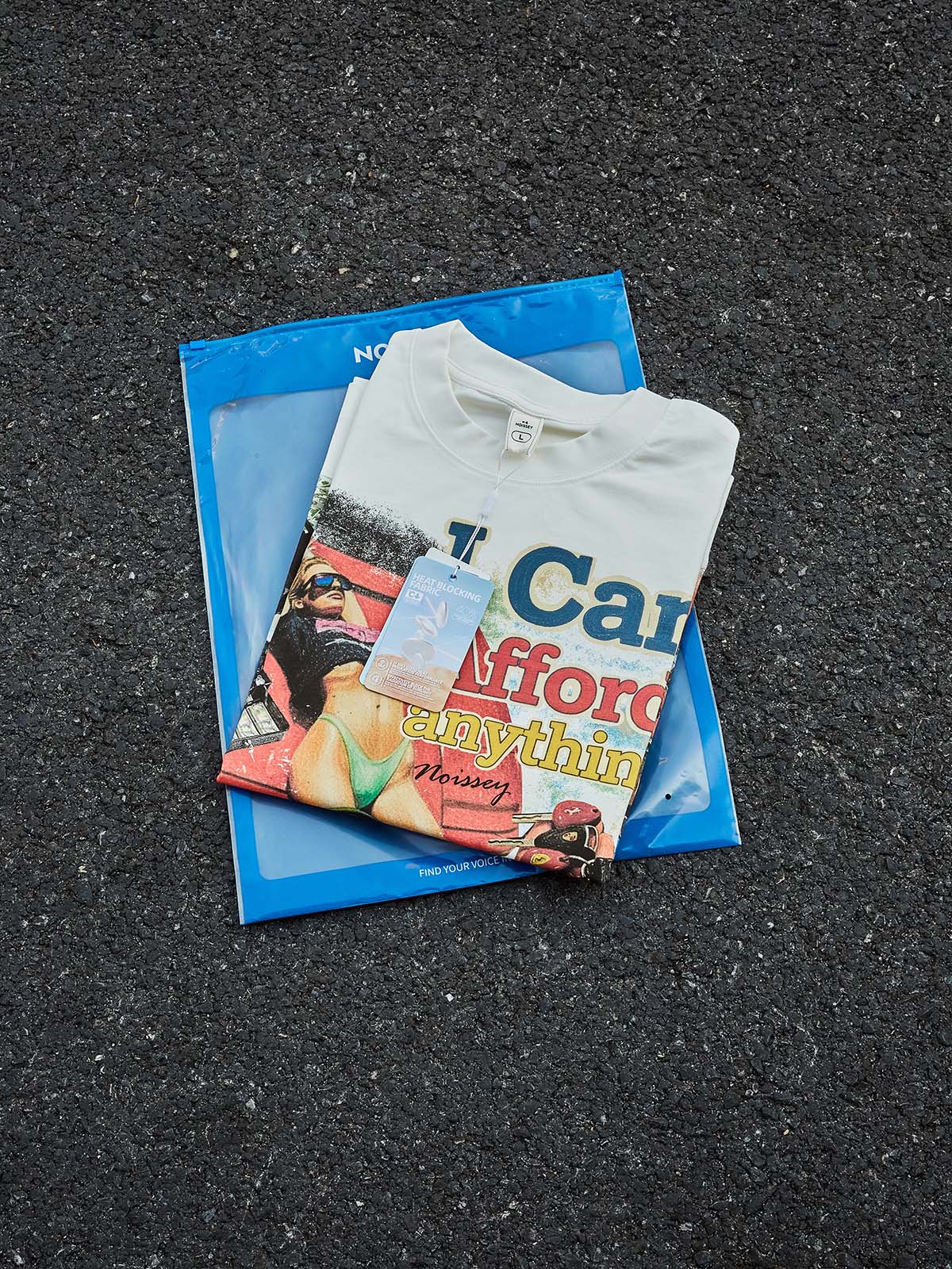 I Can Afford Anything" Vintage Collage Graphic Streetwear Manifestation Oversized T-Shirt