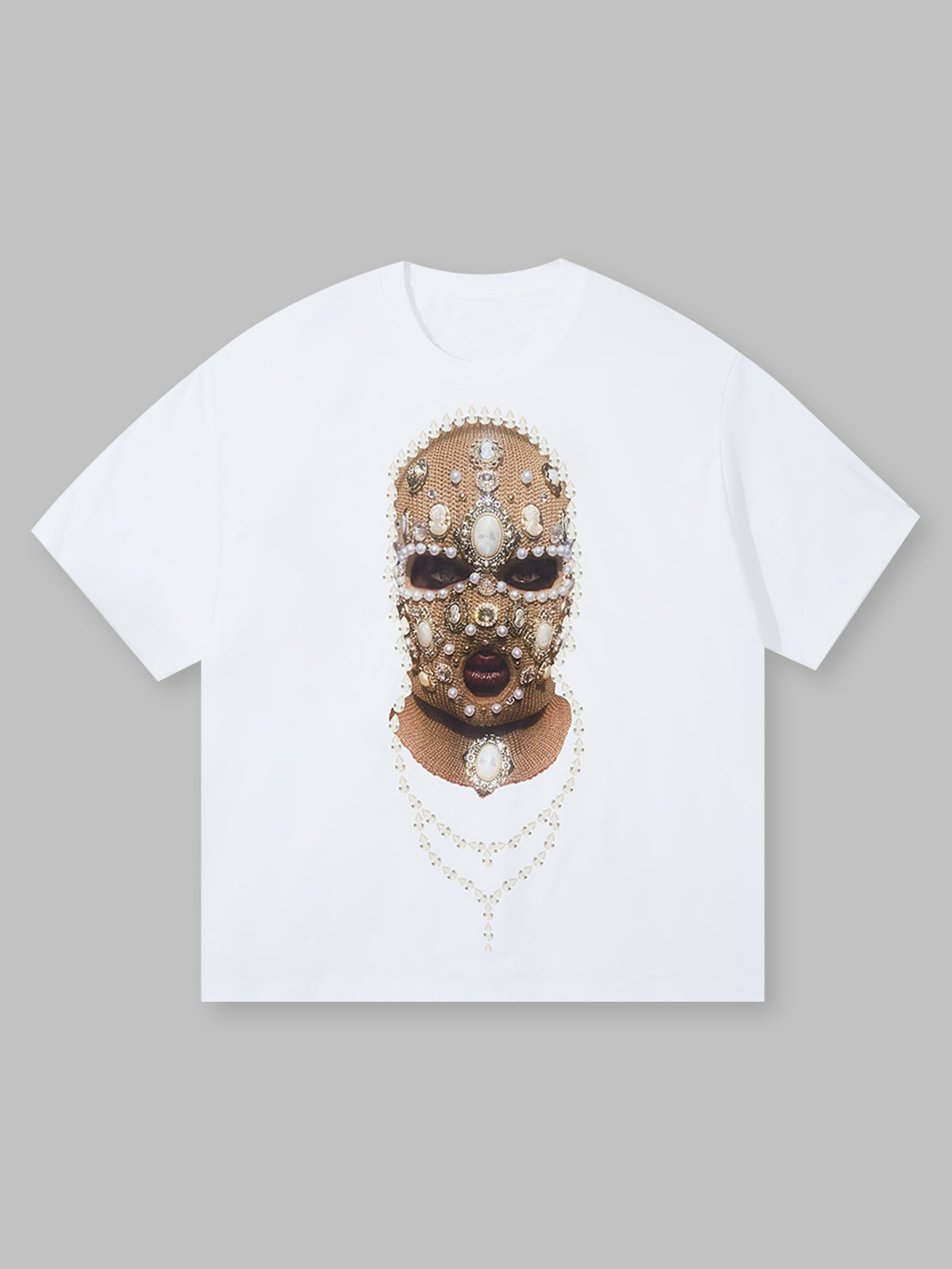 T-shirt masque facial en tricot perlé BOUNCE BACK©