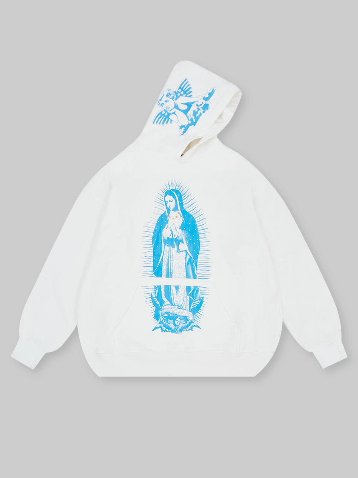OBSTACLES & DANGERS©  500g Guadalupe print sweatshirt
