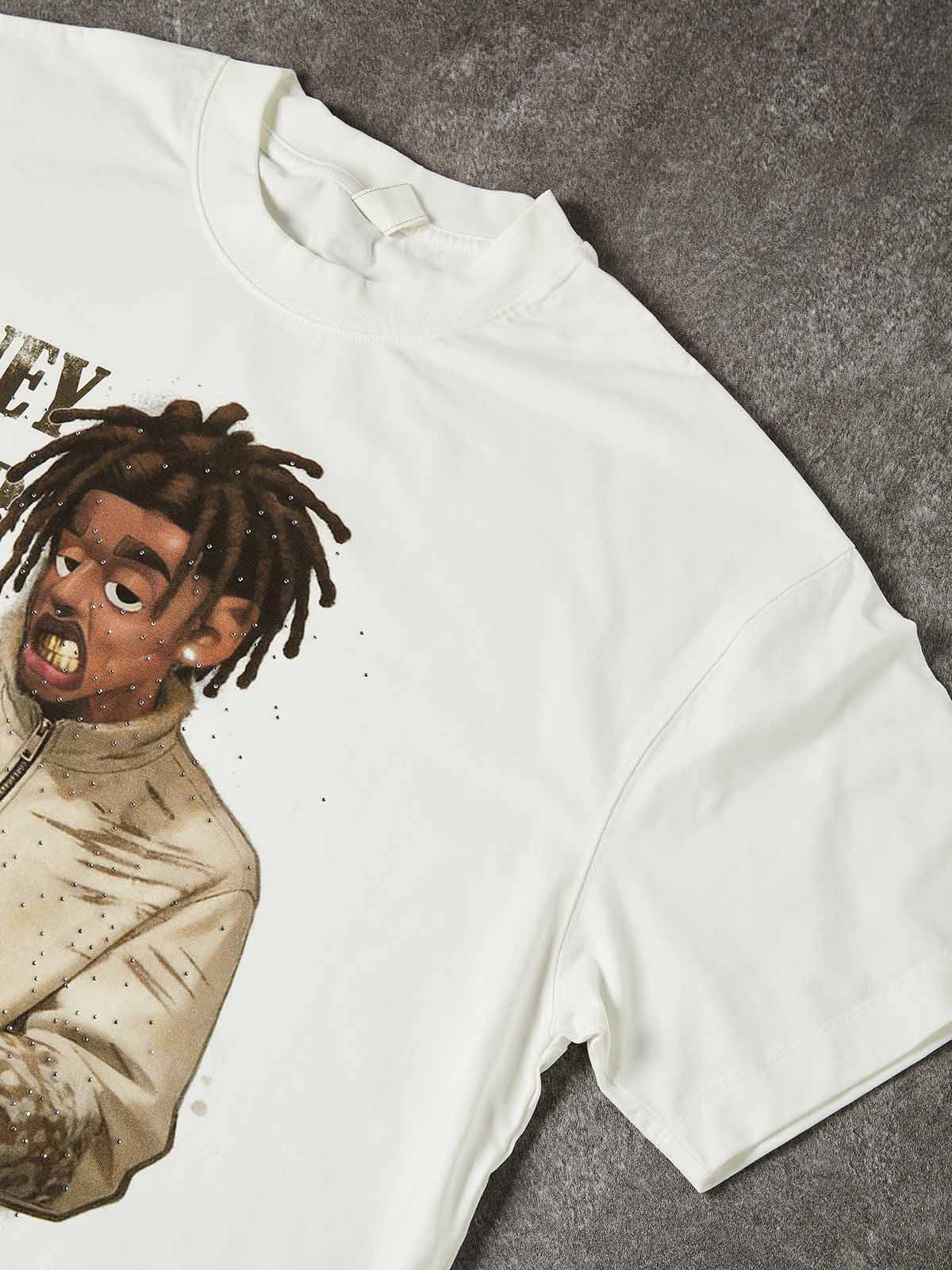 NOISSEY "MONEY NEVER CHEATS" ART PRINT - CASH BELIEF OVERSIZED TEE