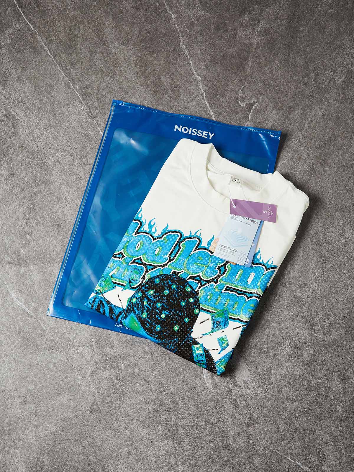 NOISSEY "GOD LET ME WIN" GRAFFITI TEE - SPIRITUAL STREETWEAR ART