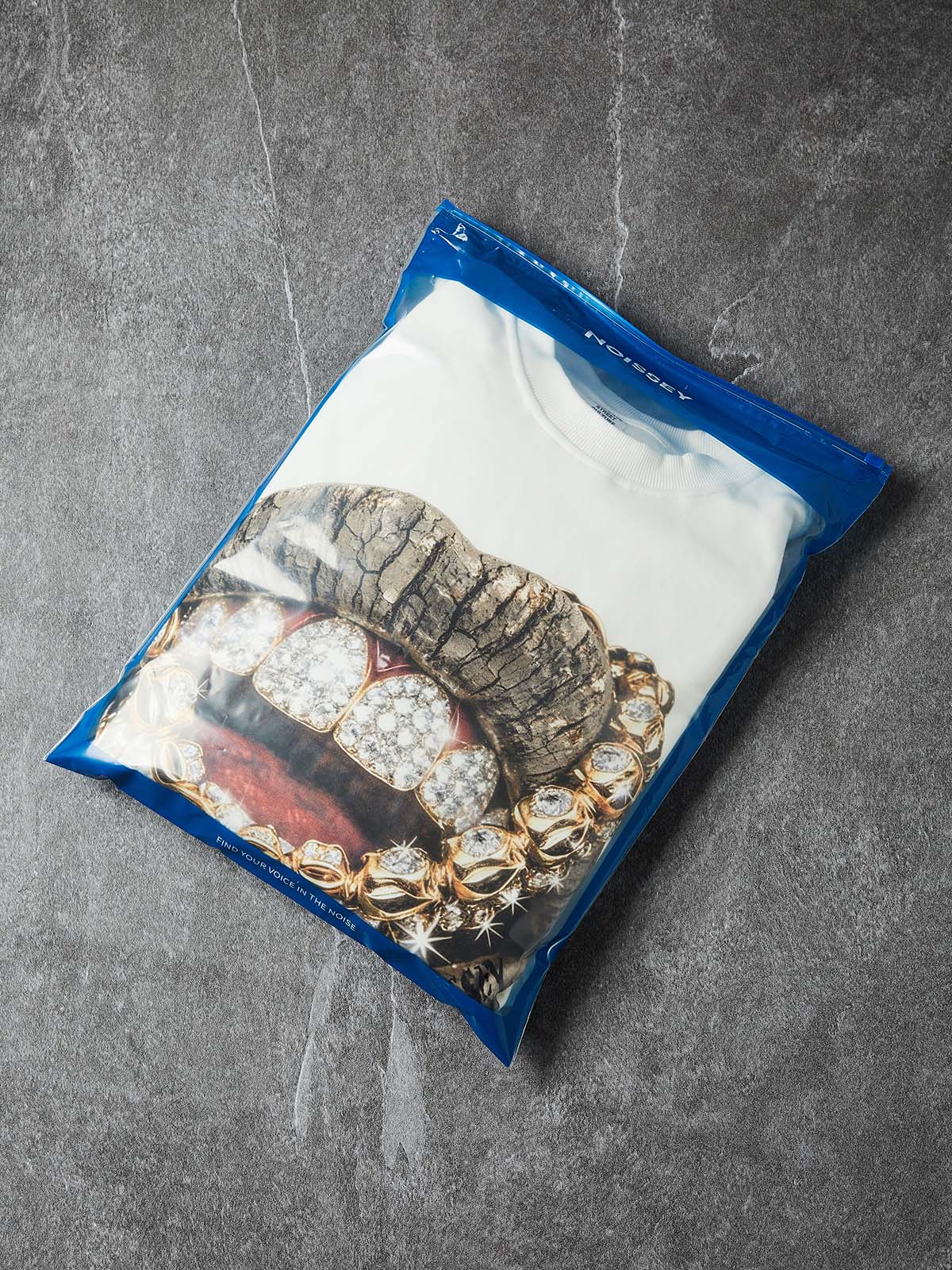 NOISSEY GOLD CHAIN GRILLS - ICED OUT TREE CAMO LONG SLEEVE